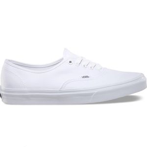 White Vans Authentic Shoe 7.5M/9W